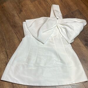 Bardot mini tafata dress Size L pit to pit 14-16